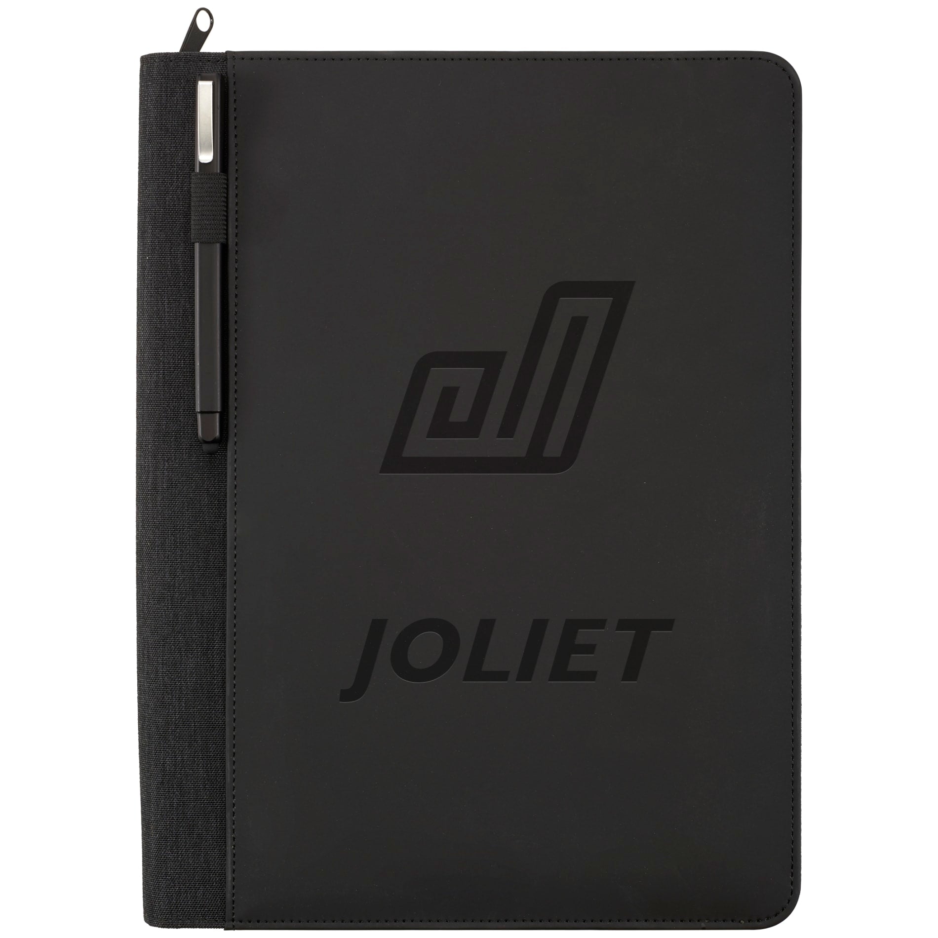 FSC® Mix Vienna Heathered Zippered Padfolio