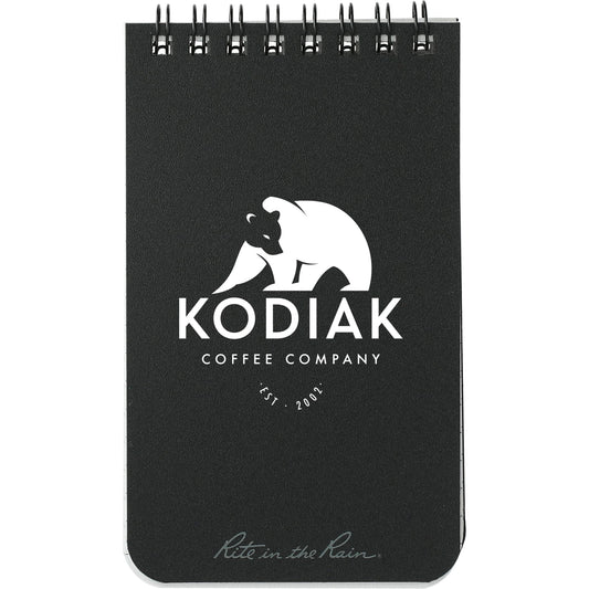 Custom logo 3” x 5” Rite in the Rain Top Spiral Notebook