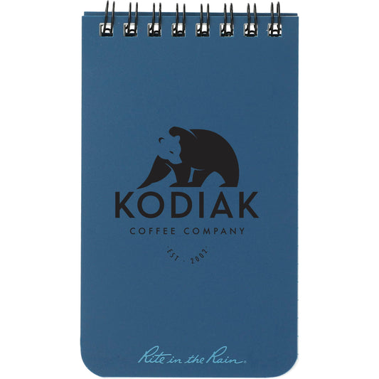 Custom logo 3” x 5” Rite in the Rain Top Spiral Notebook
