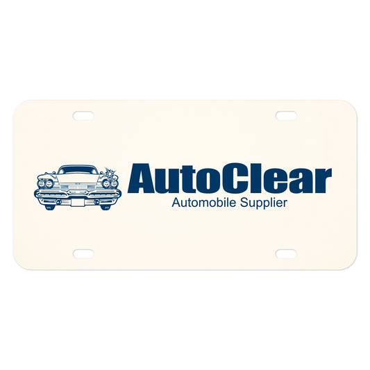 Custom logo Aluminum Custom License Plate