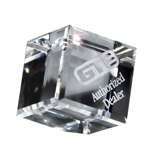 Custom logo Large Cube Award