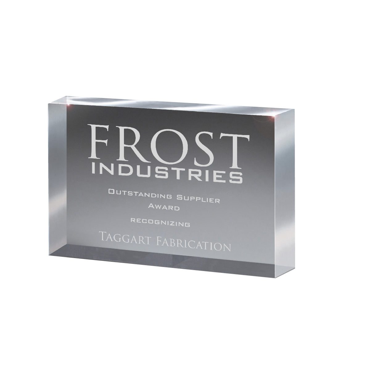 Small Freestanding Block Award