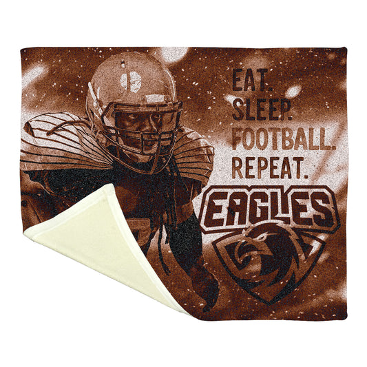 Custom logo 30" X 40" Silk Touch Sherpa Blanket