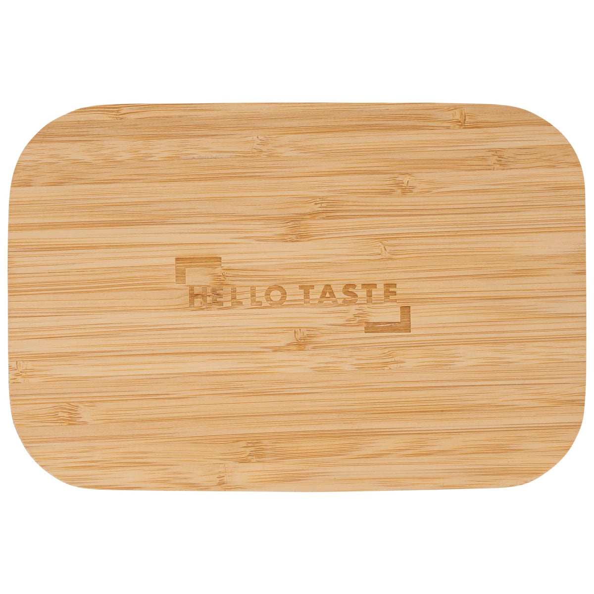 Custom logo Bamboo Fiber Lunch Box with Cutting Board Lid