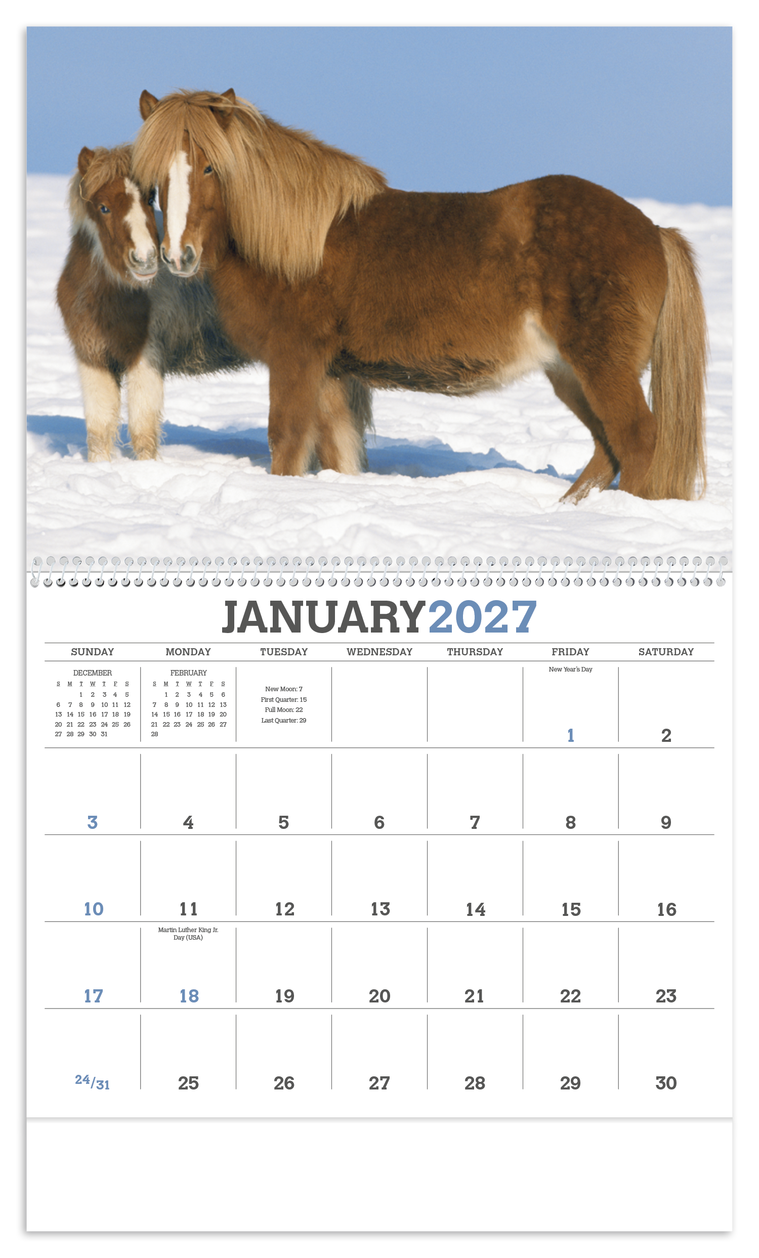 Horses Calendar