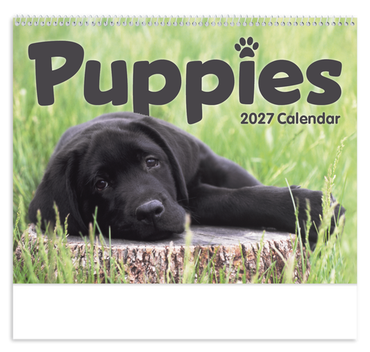 Custom logo Puppies Calendar