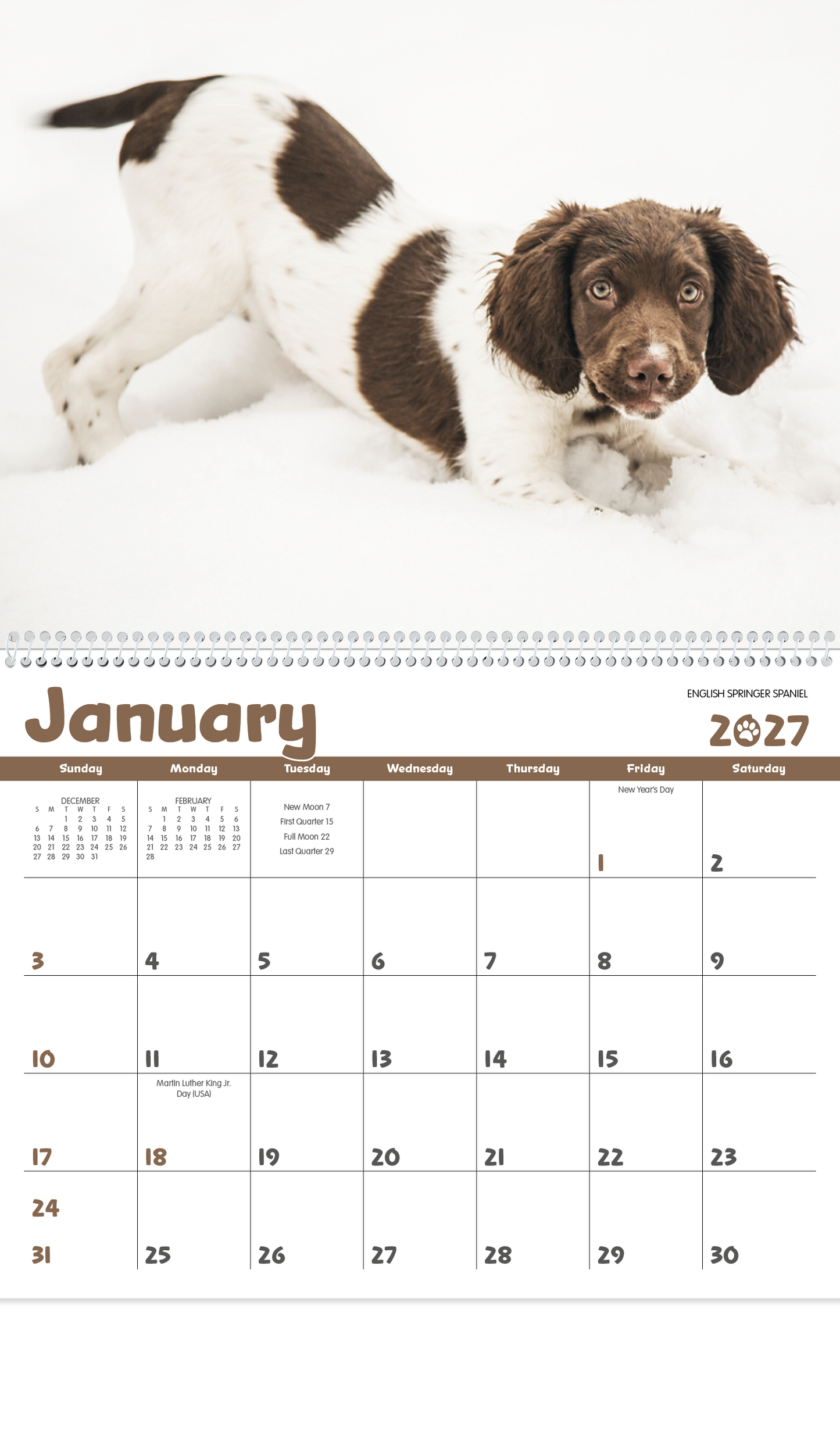 Puppies Calendar