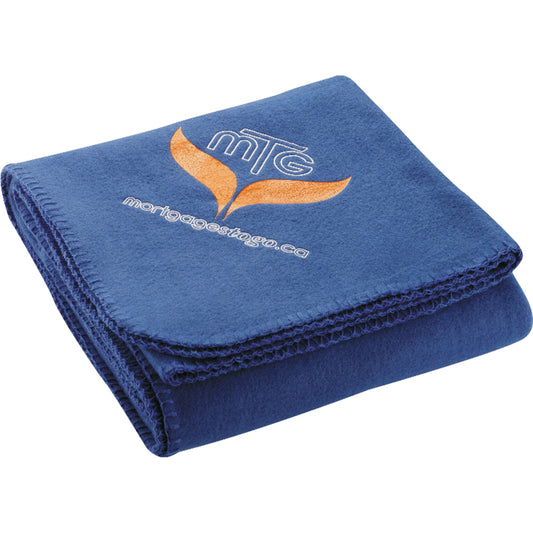 Custom logo Cozy Fleece Blanket