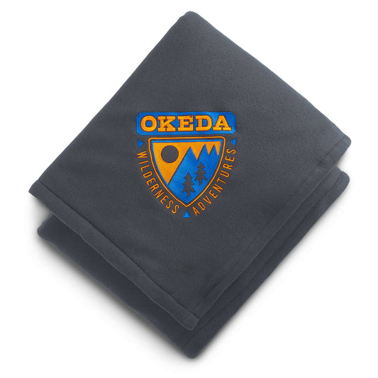 Custom logo Fleece-Sherpa Blanket
