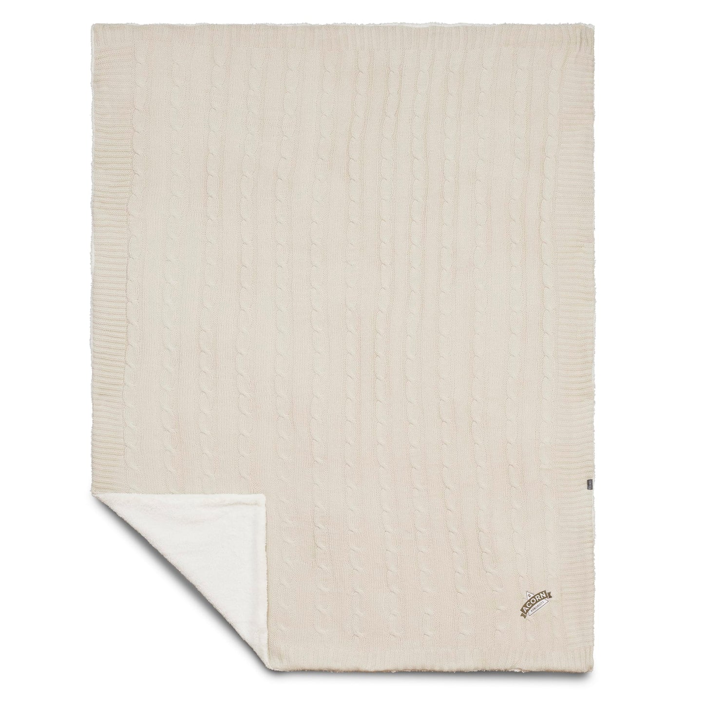 Field & Co.® Cable Knit Sherpa Blanket
