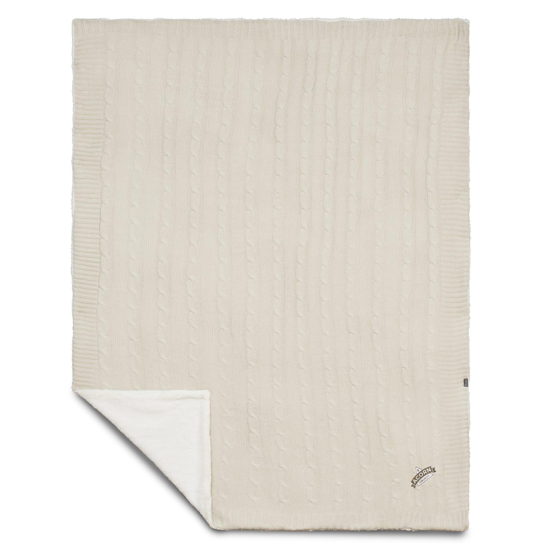 Field & Co.® Cable Knit Sherpa Blanket