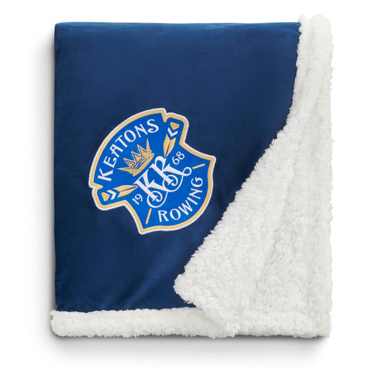 Custom logo Field & Co. 100% Recycled PET Sherpa Blanket
