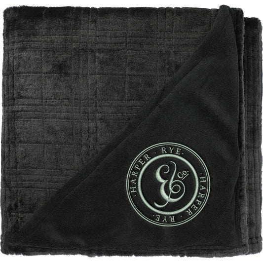 Custom logo Luxury Comfort Flannel Fleece Blanket