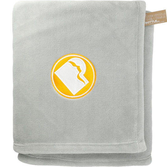Custom logo Recycled PET Oversized Coral Fleece Blanket