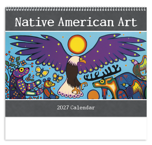 Custom logo Native American Art Calendar
