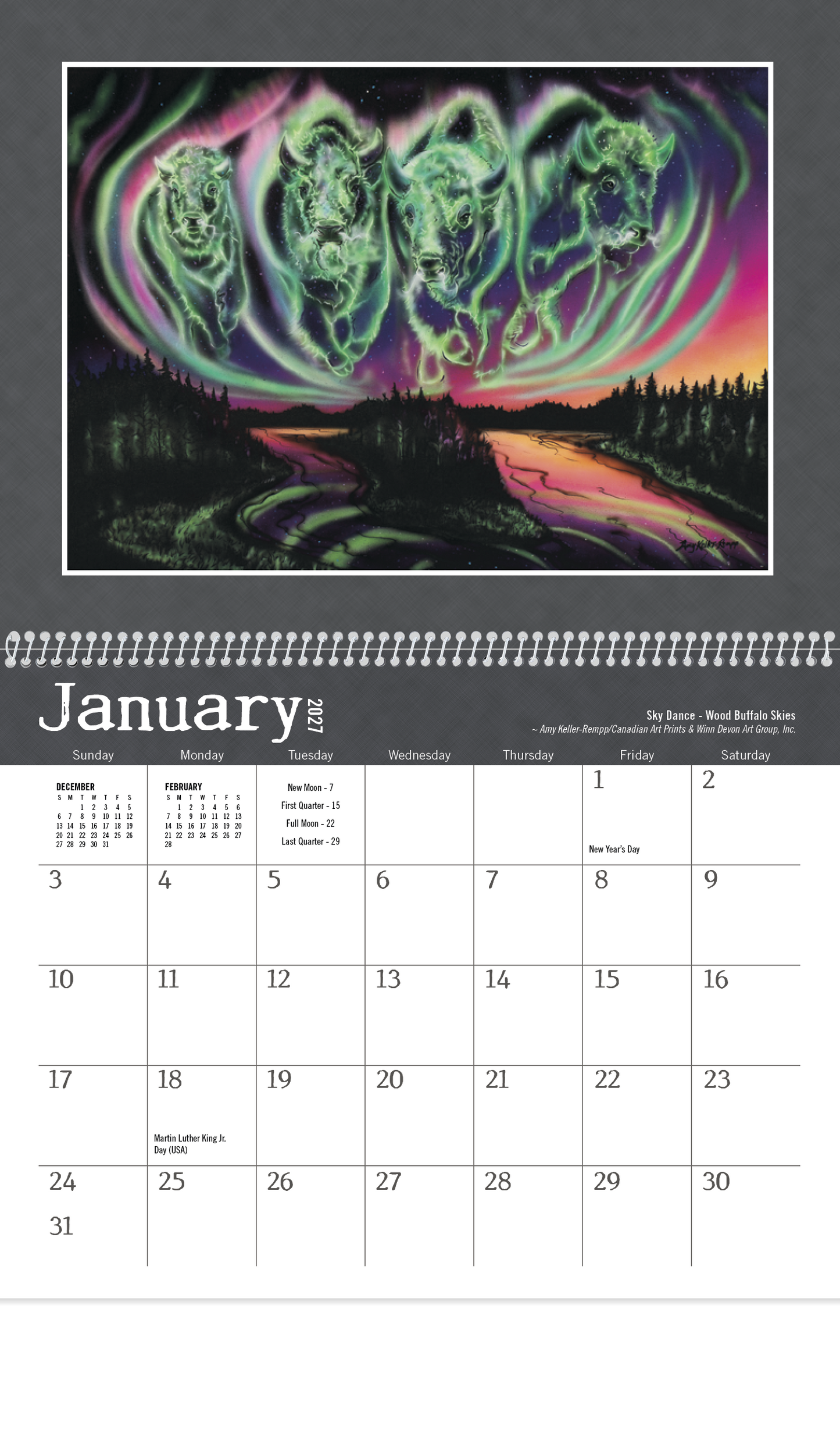 Native American Art Calendar