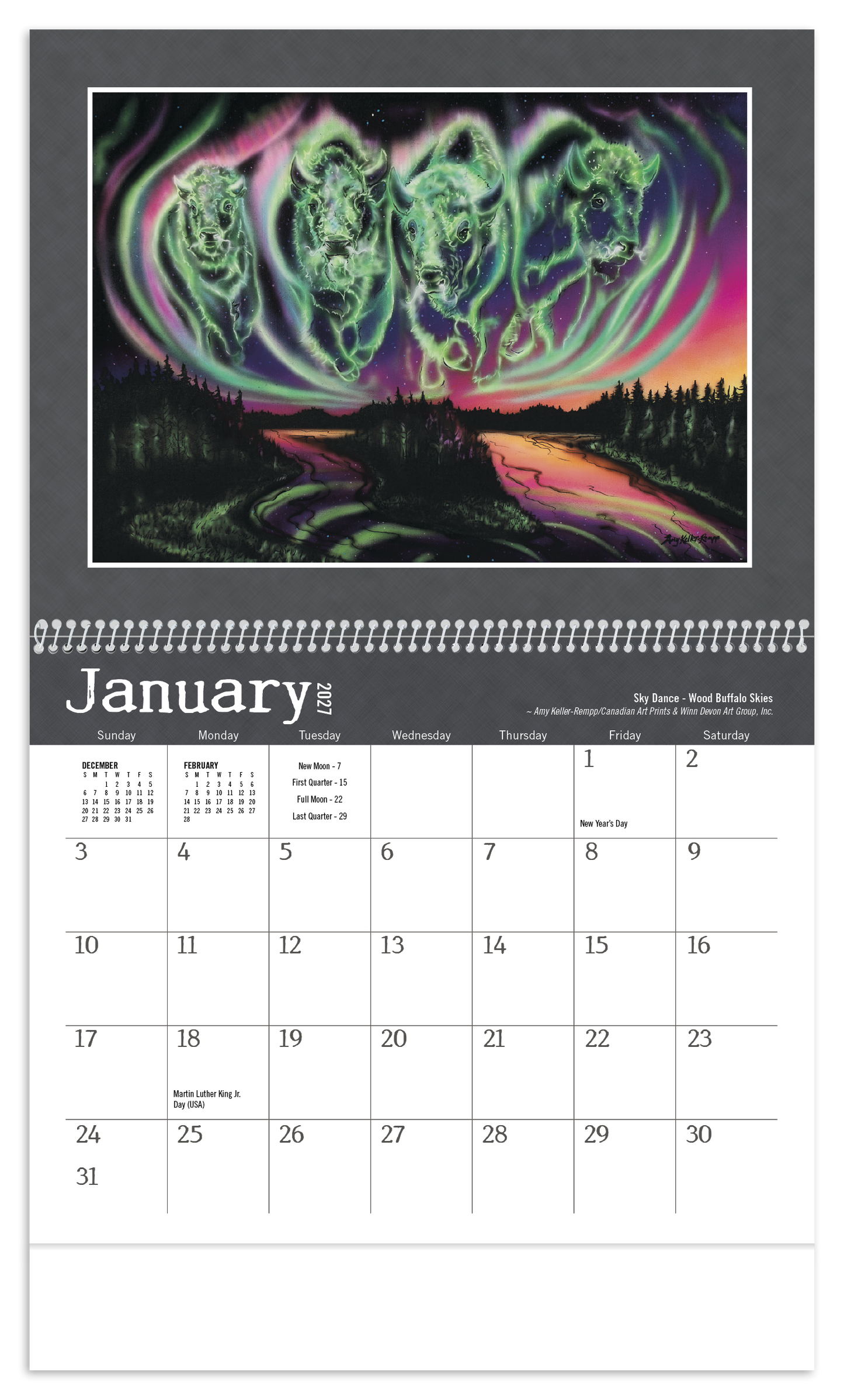 Native American Art Calendar
