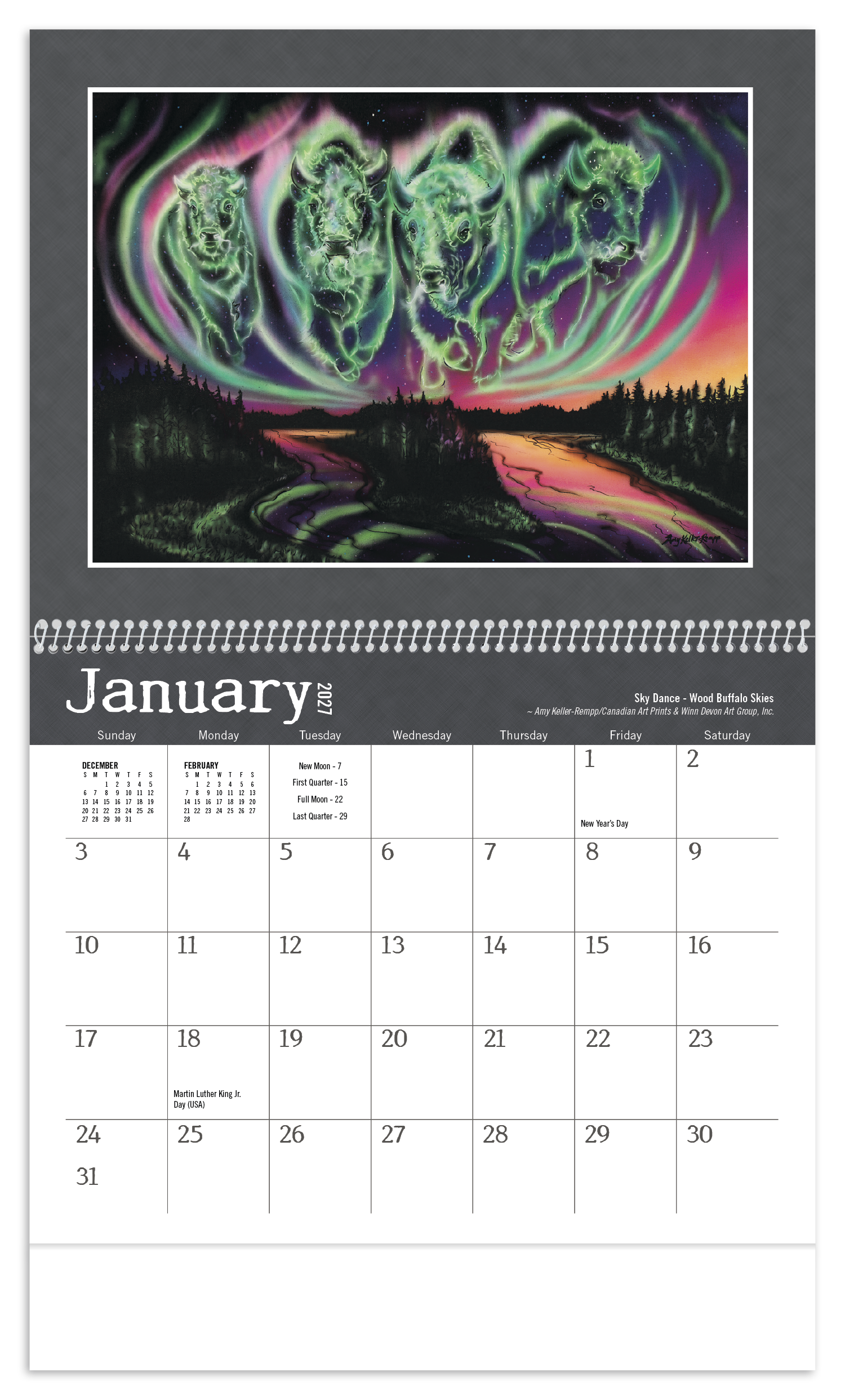 Native American Art Calendar