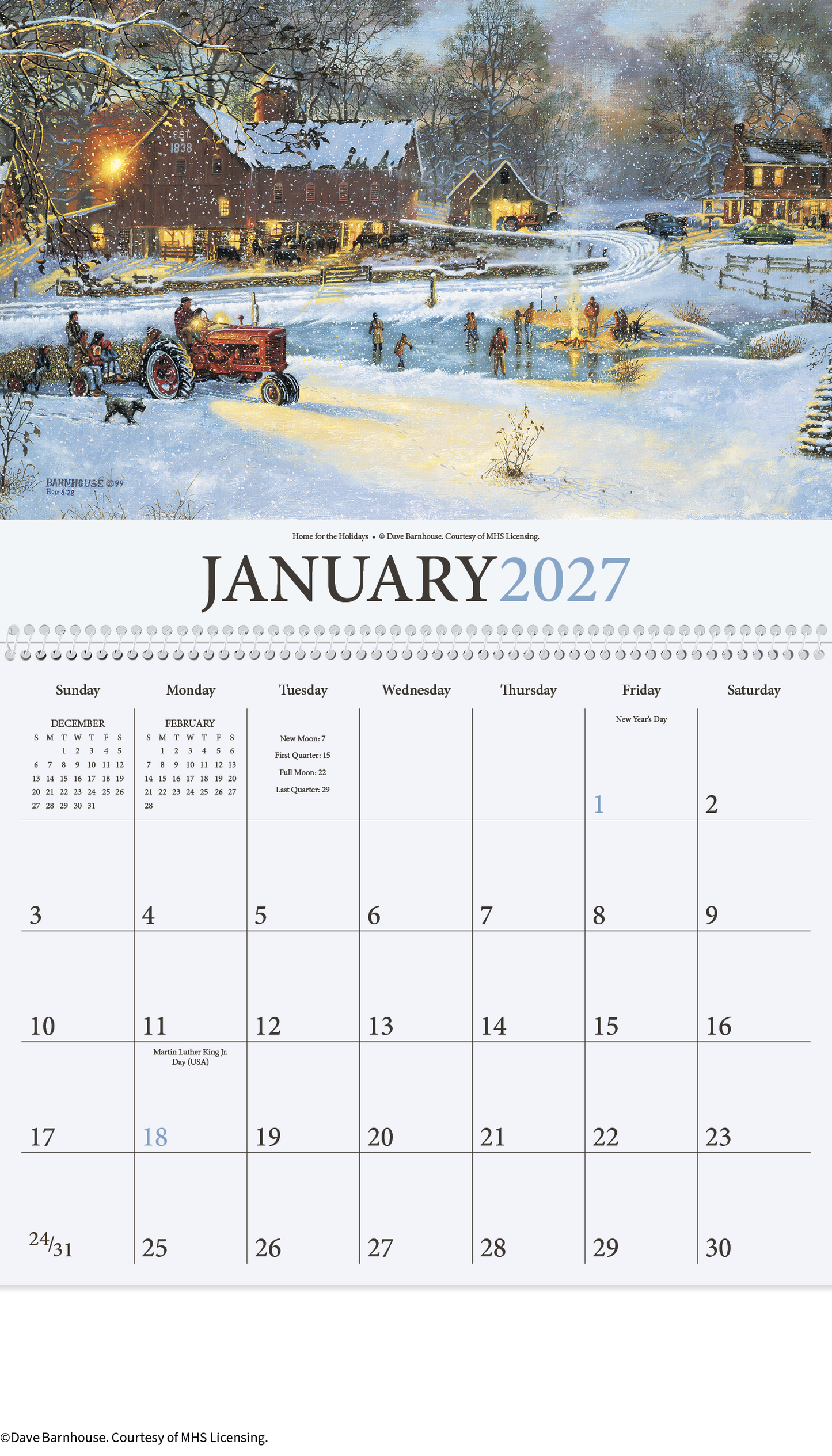 Country Memories Calendar