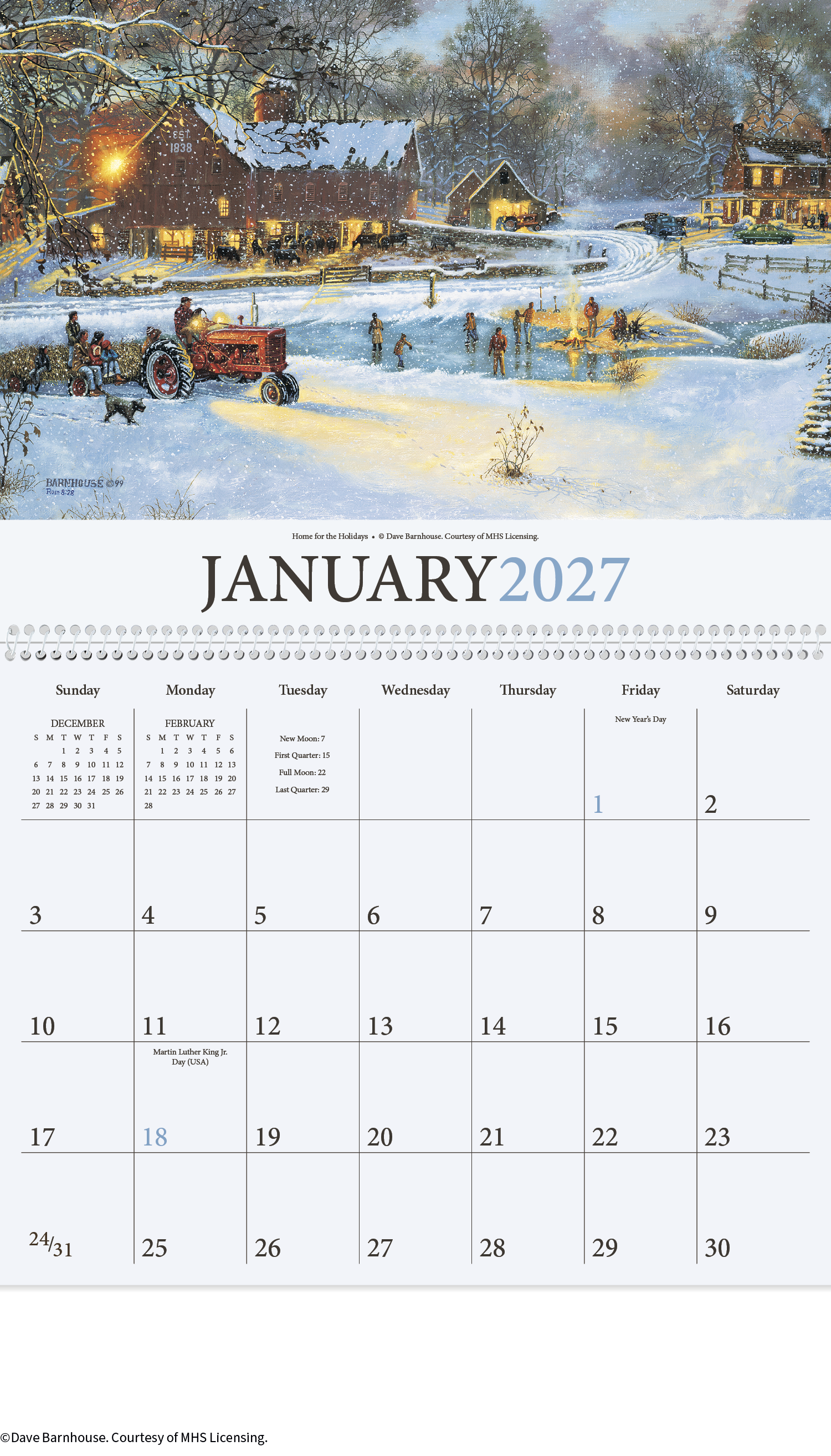 Country Memories Calendar