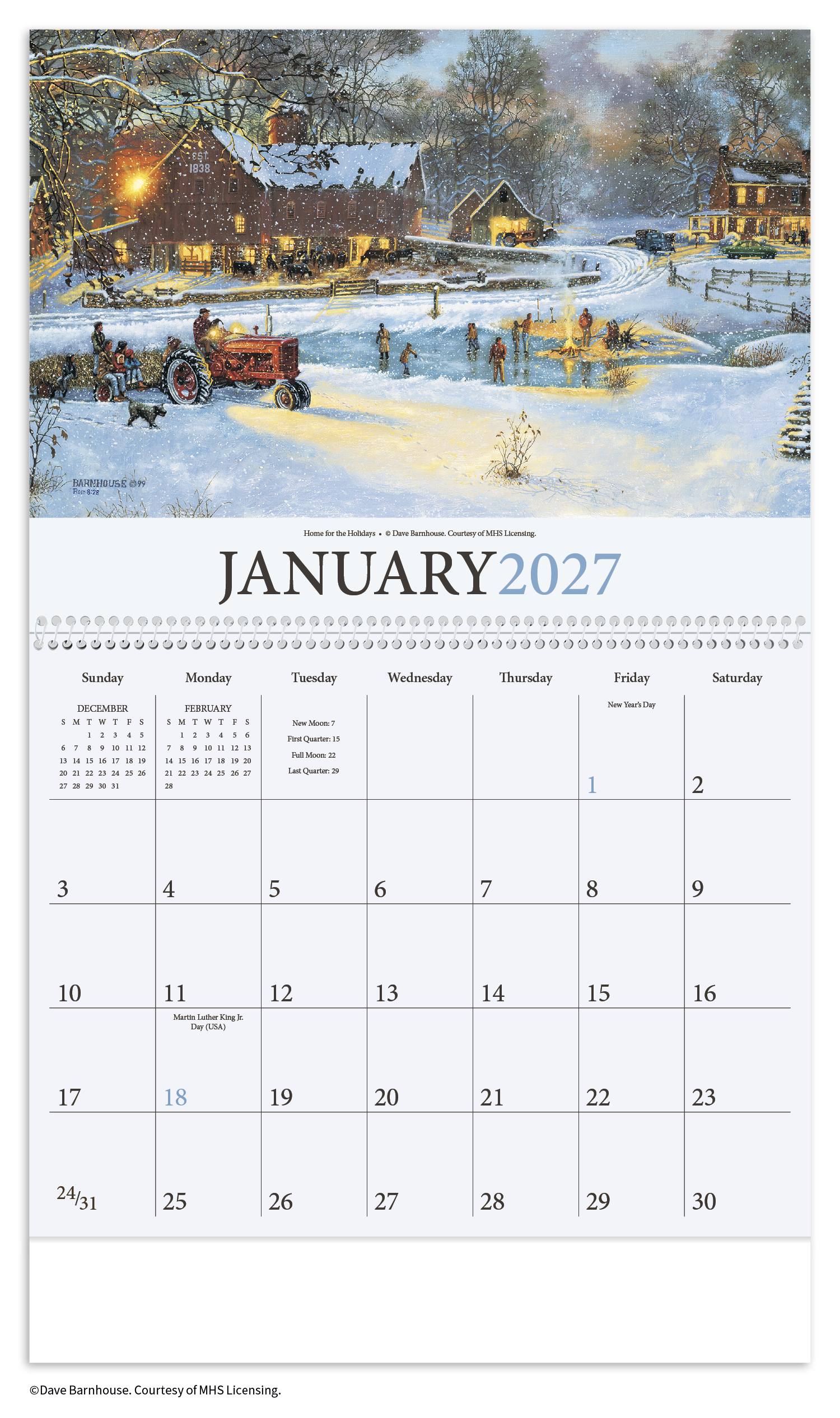 Country Memories Calendar