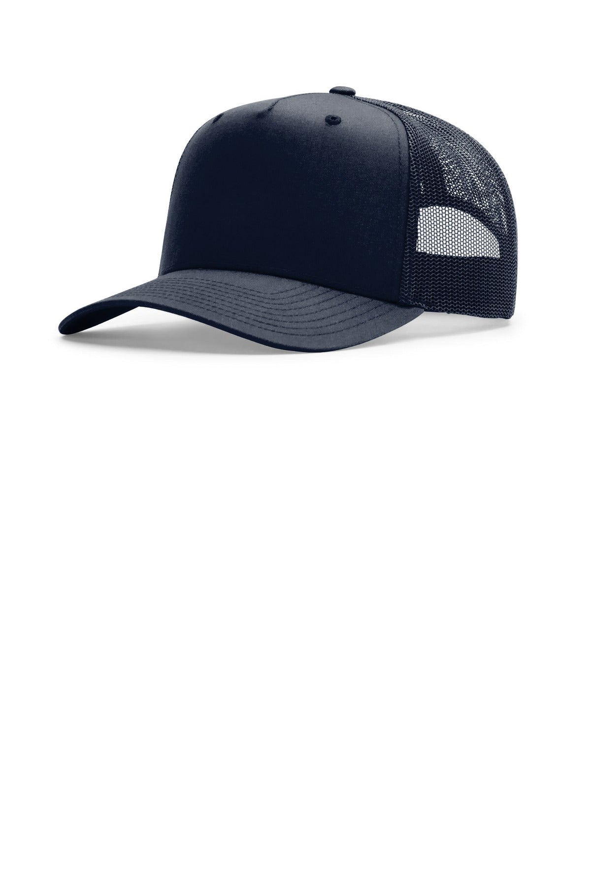 Custom logo Richardson Five-Panel Champ Trucker 112FPC in Navy
