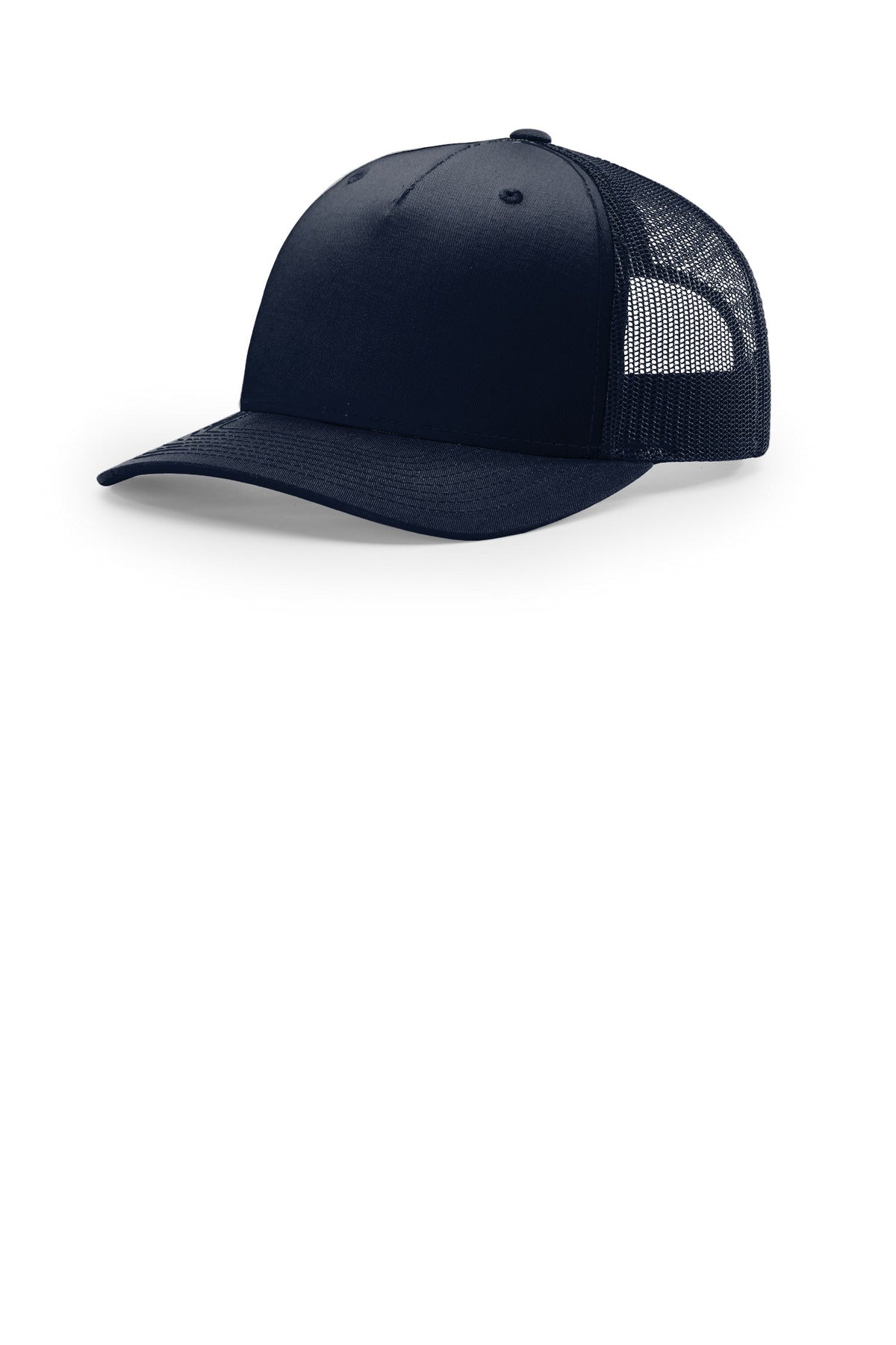 Custom logo Richardson Five-Panel Trucker 112FP in Navy