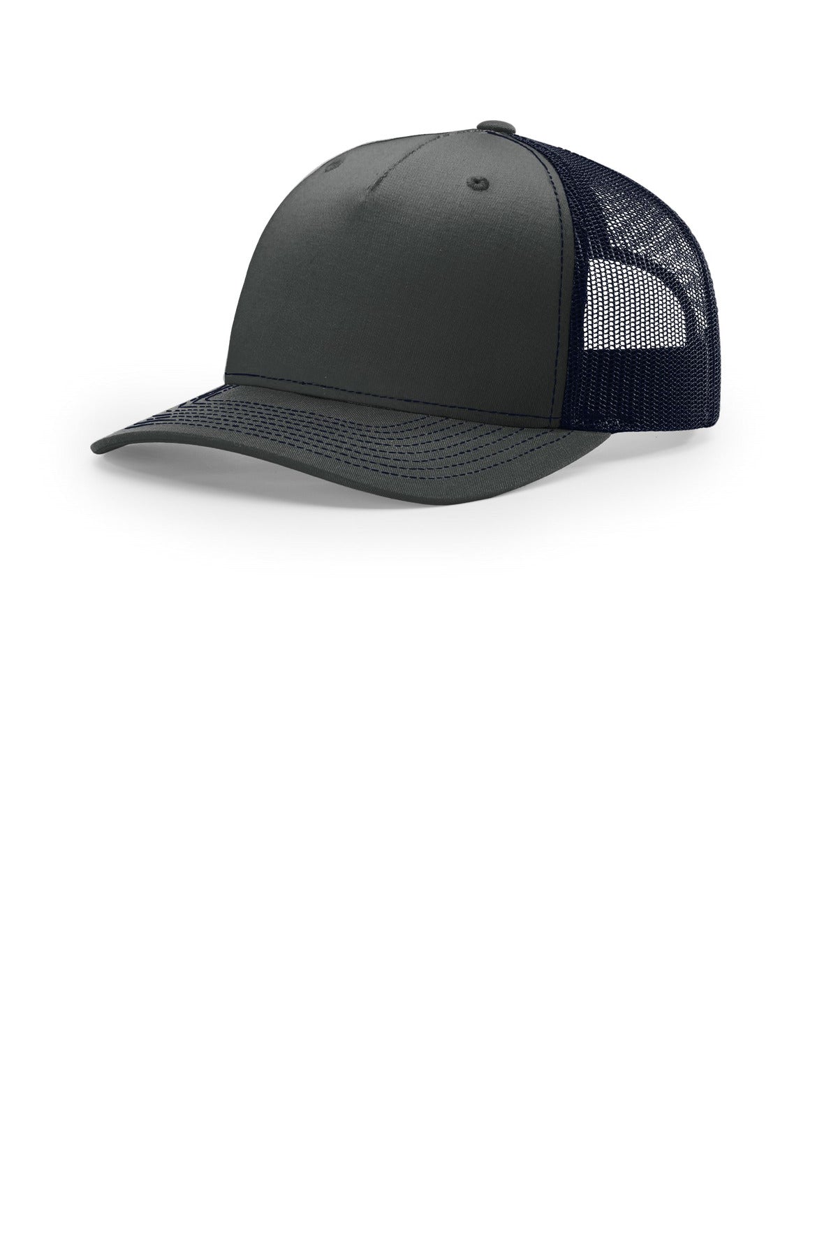 Custom logo Richardson Five-Panel Trucker 112FP in Ombre Blue/ Navy