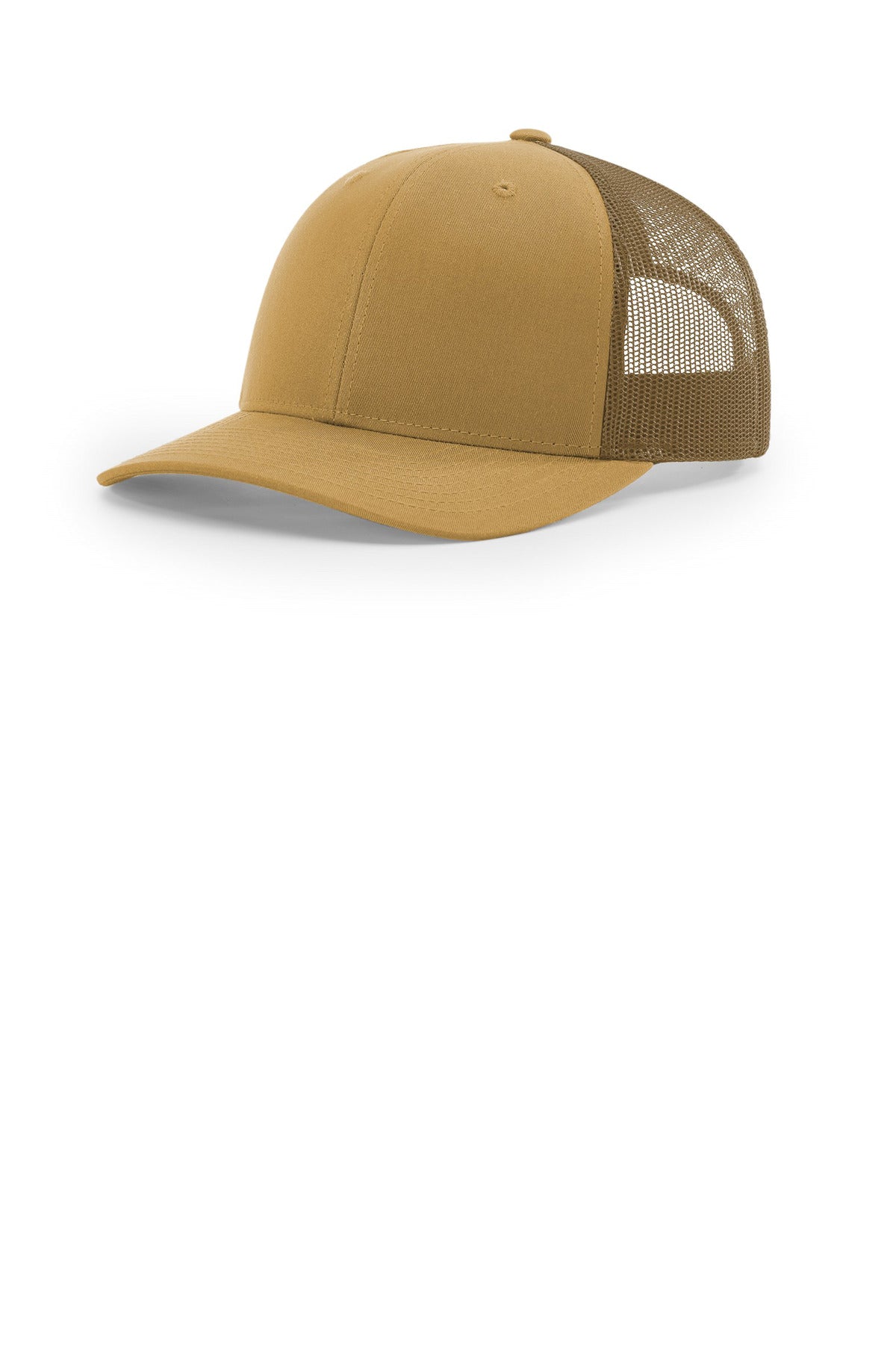 Custom logo Richardson Trucker Cap 112 in Amber Gold
