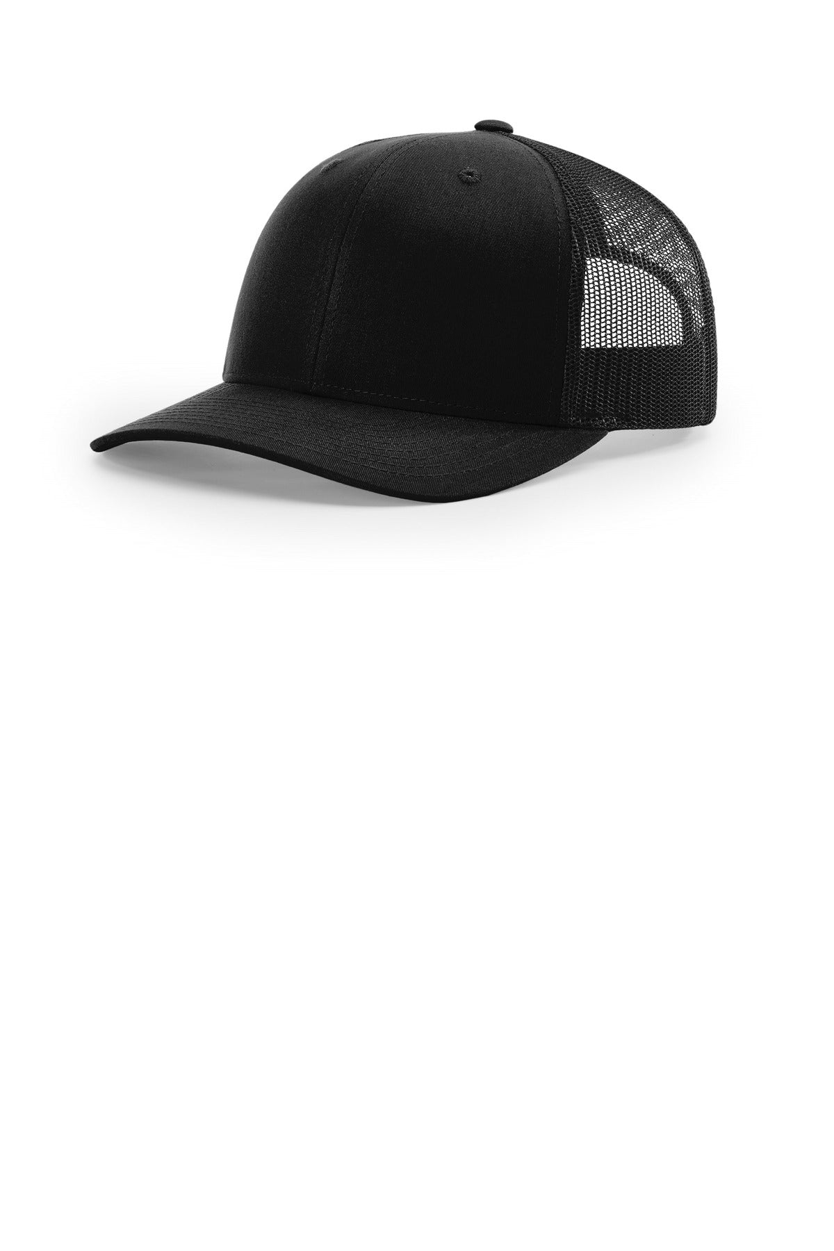 Custom logo Richardson Trucker Cap 112 in Black