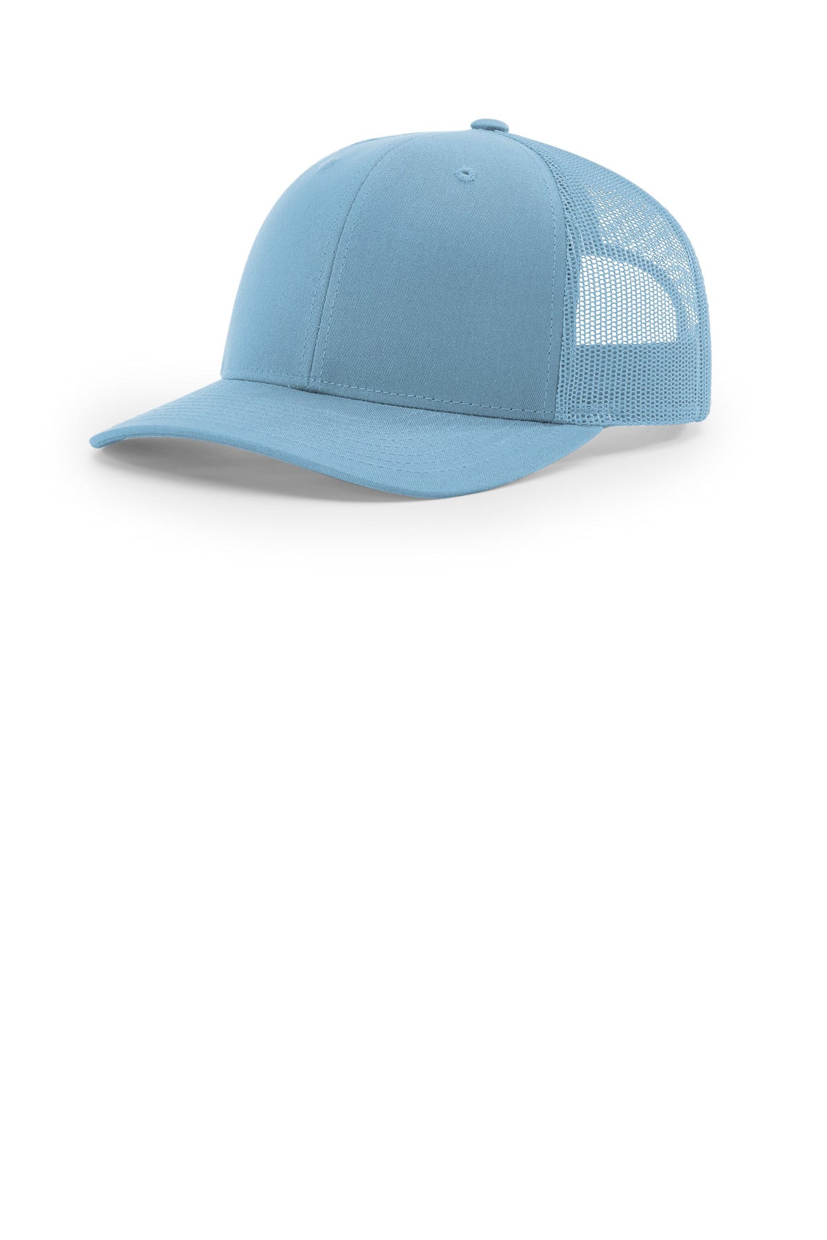 Custom logo Richardson Trucker Cap 112 in Columbia Blue