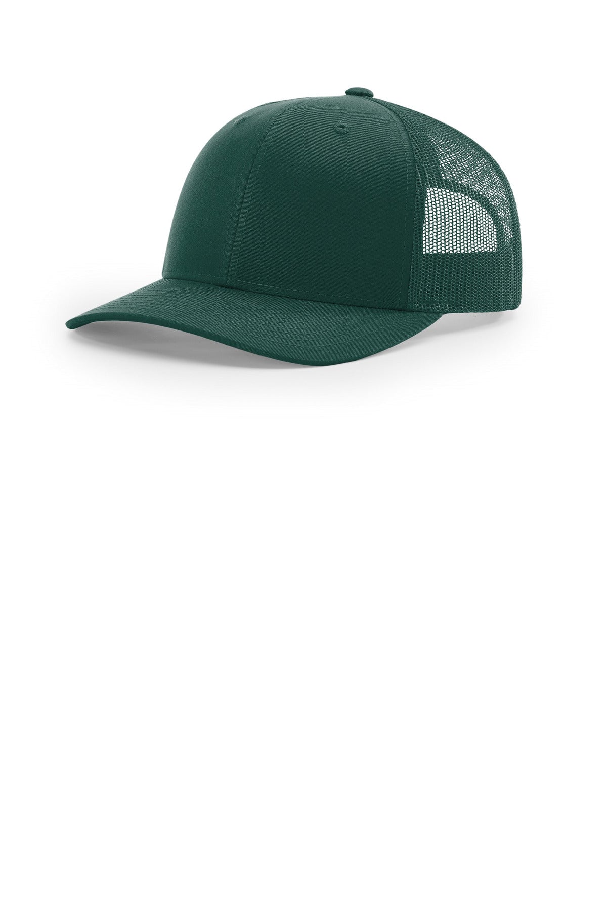 Custom logo Richardson Trucker Cap 112 in Dark Green