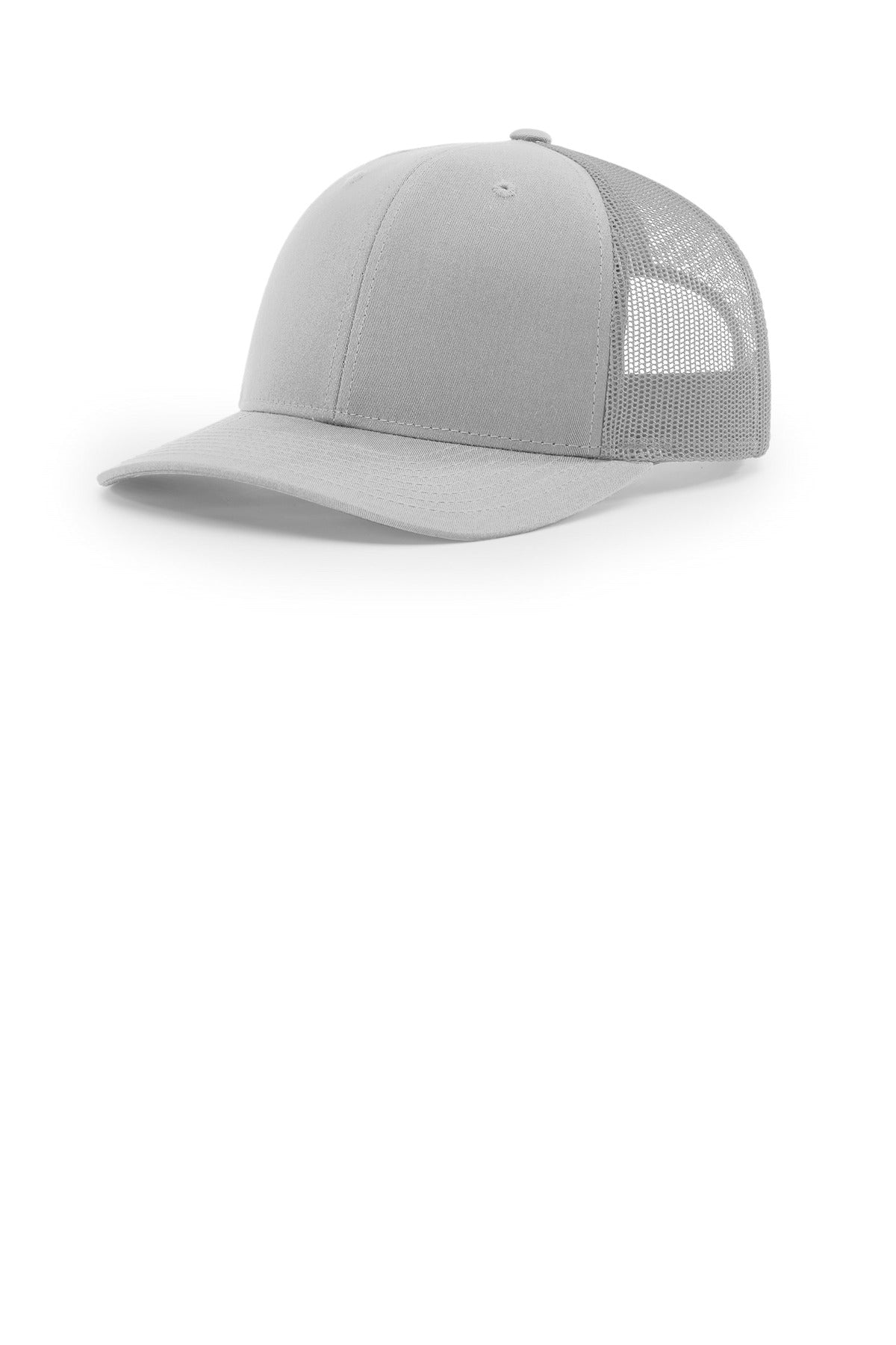 Custom logo Richardson Trucker Cap 112 in Light Grey