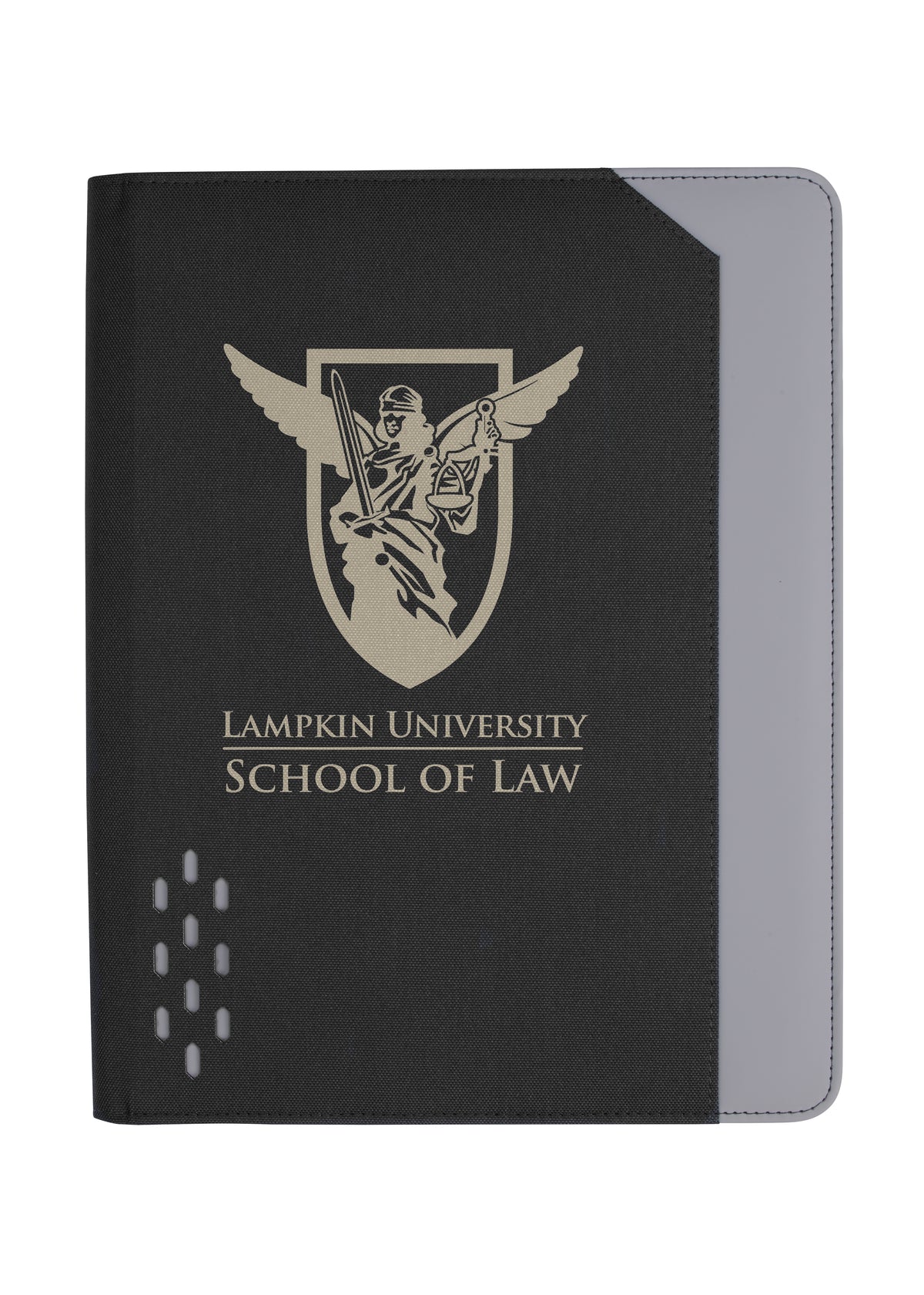 Custom logo Armor Zippered Padfolio with Armor Pen