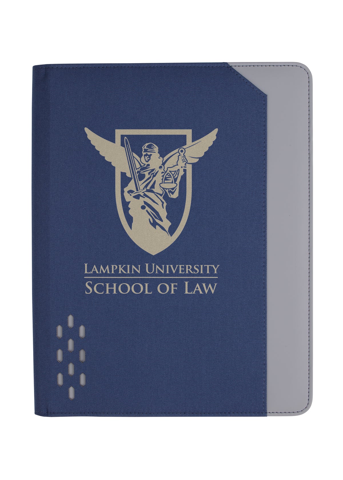 Custom logo Armor Zippered Padfolio with Armor Pen