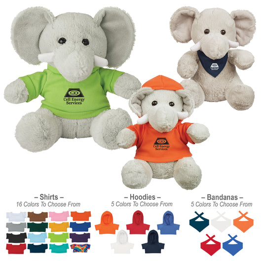 Custom logo 8 ½" Excellent Elephant