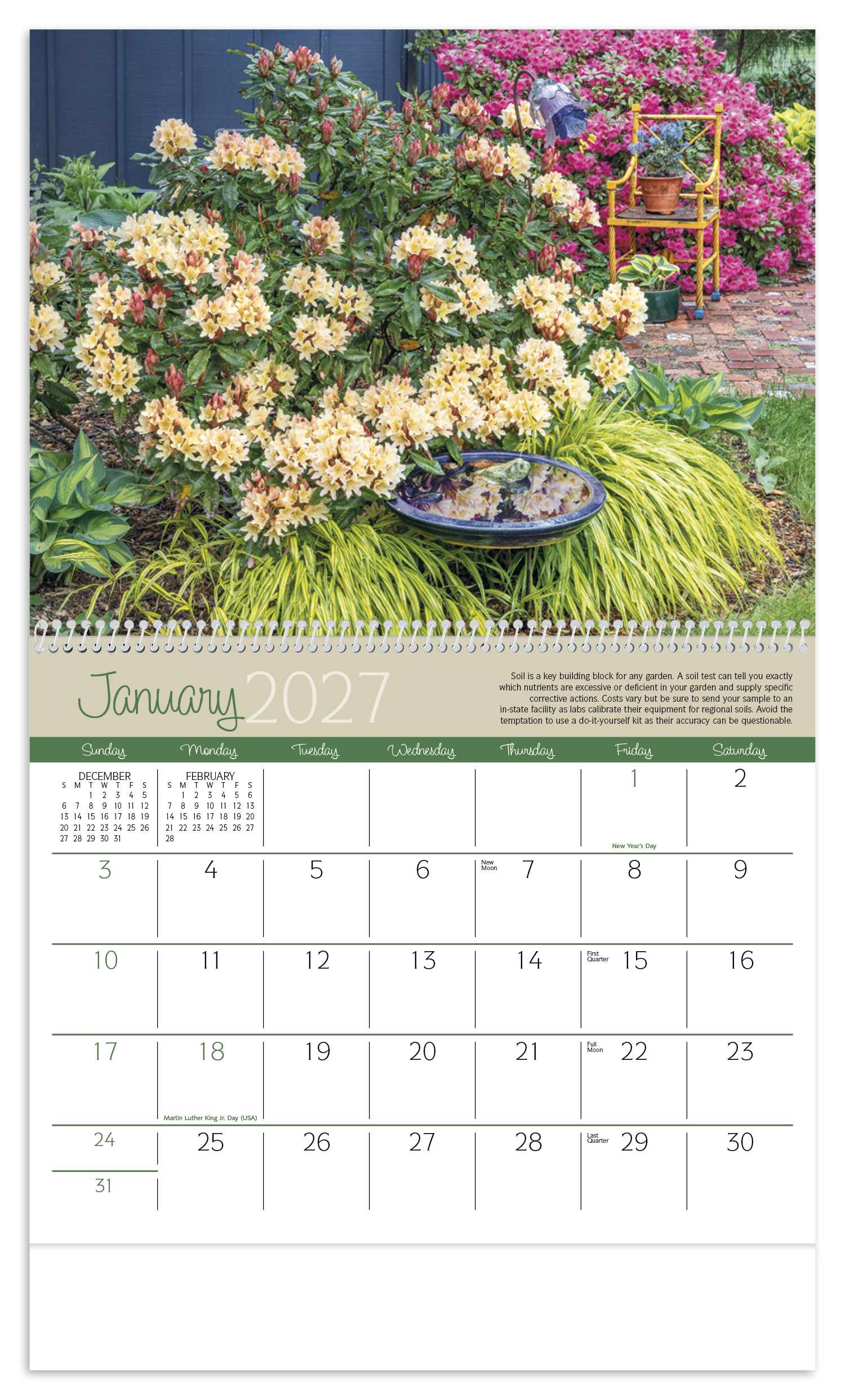 Gardens Calendar