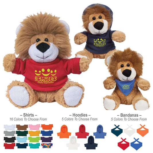 Custom logo 6" Lovable Lion