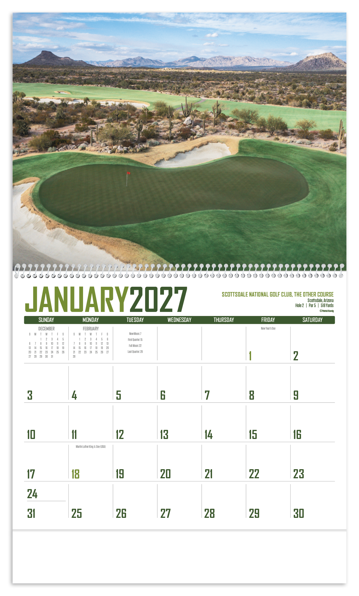 Golf Calendar