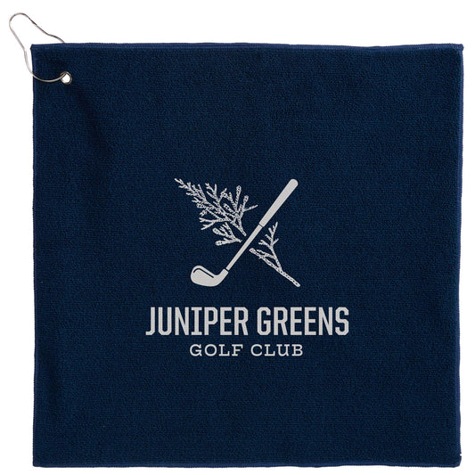 Custom logo 15" x 15" Recycled 300g Terry Polyester Towel