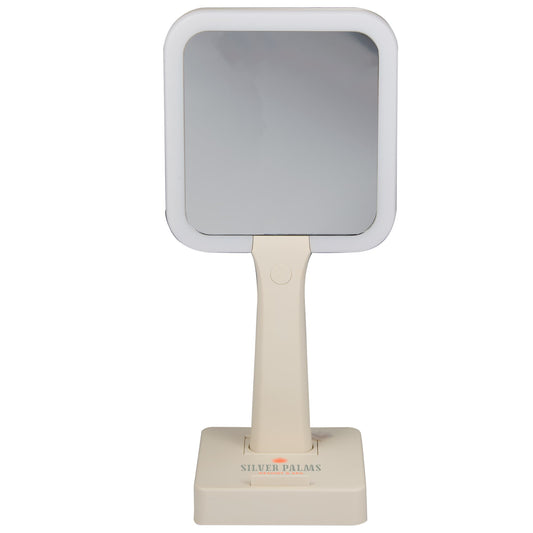 Custom logo Wellable™ LED Magnifying Mirror with Stand
