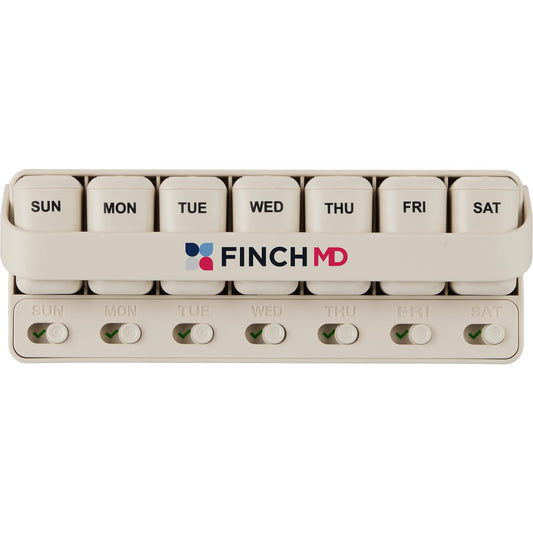 Custom logo Wellable™ Daily Pill and Supplement Organizer