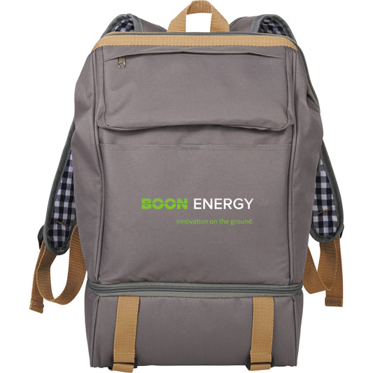 Custom logo Café Picnic Backpack for Two