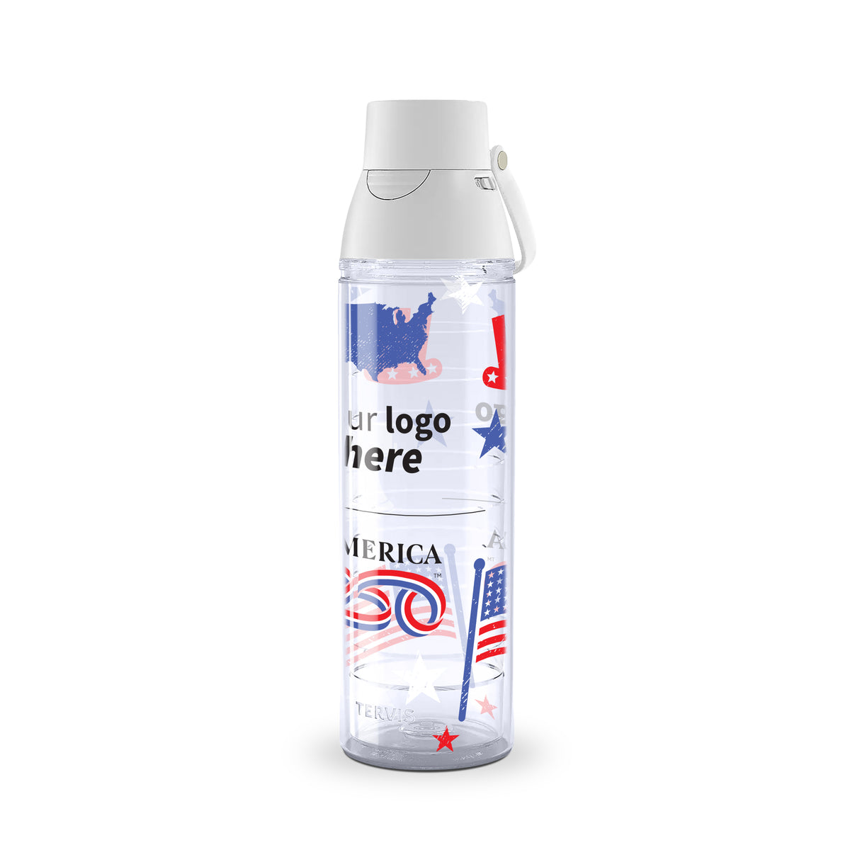 Custom logo Venture™ Lite Bottle Full-Color Insert - 24 oz.