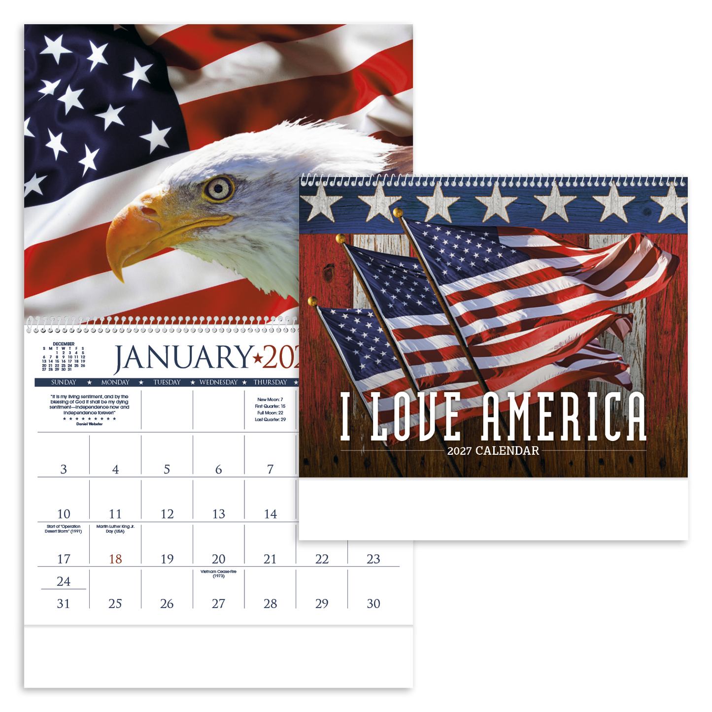 I Love America Calendar
