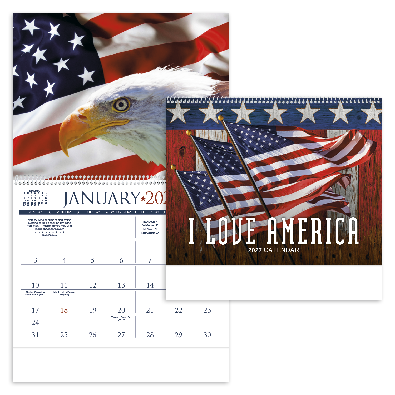 I Love America Calendar
