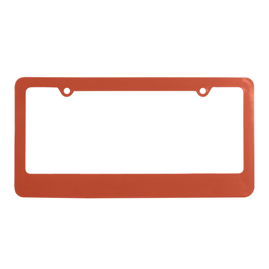 Custom logo Classic License Plate Frame with 2 Holes