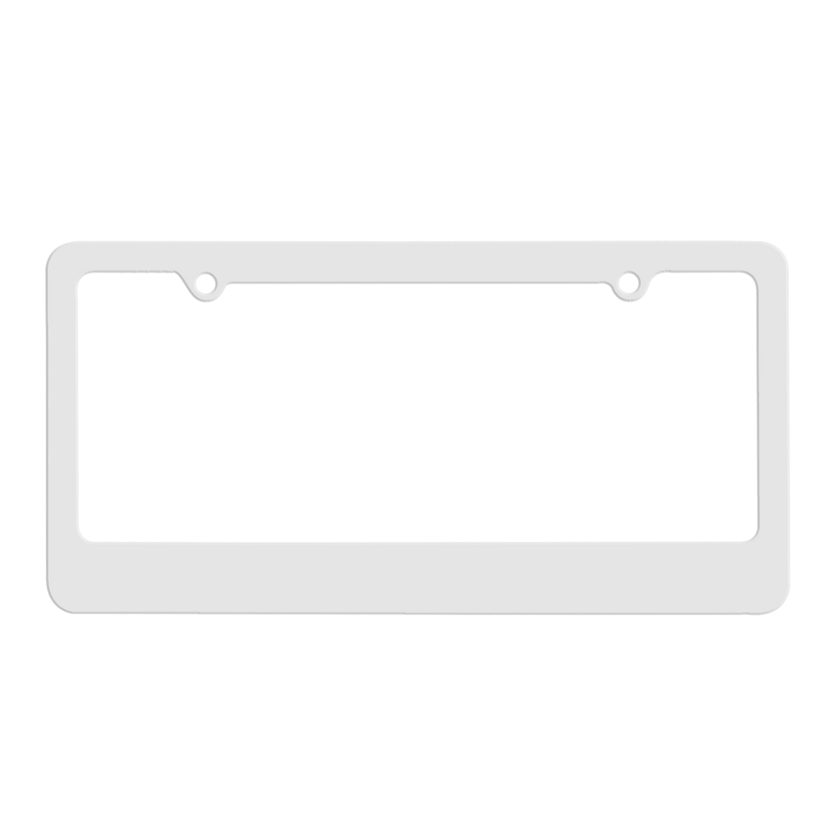Custom logo Classic License Plate Frame with 2 Holes