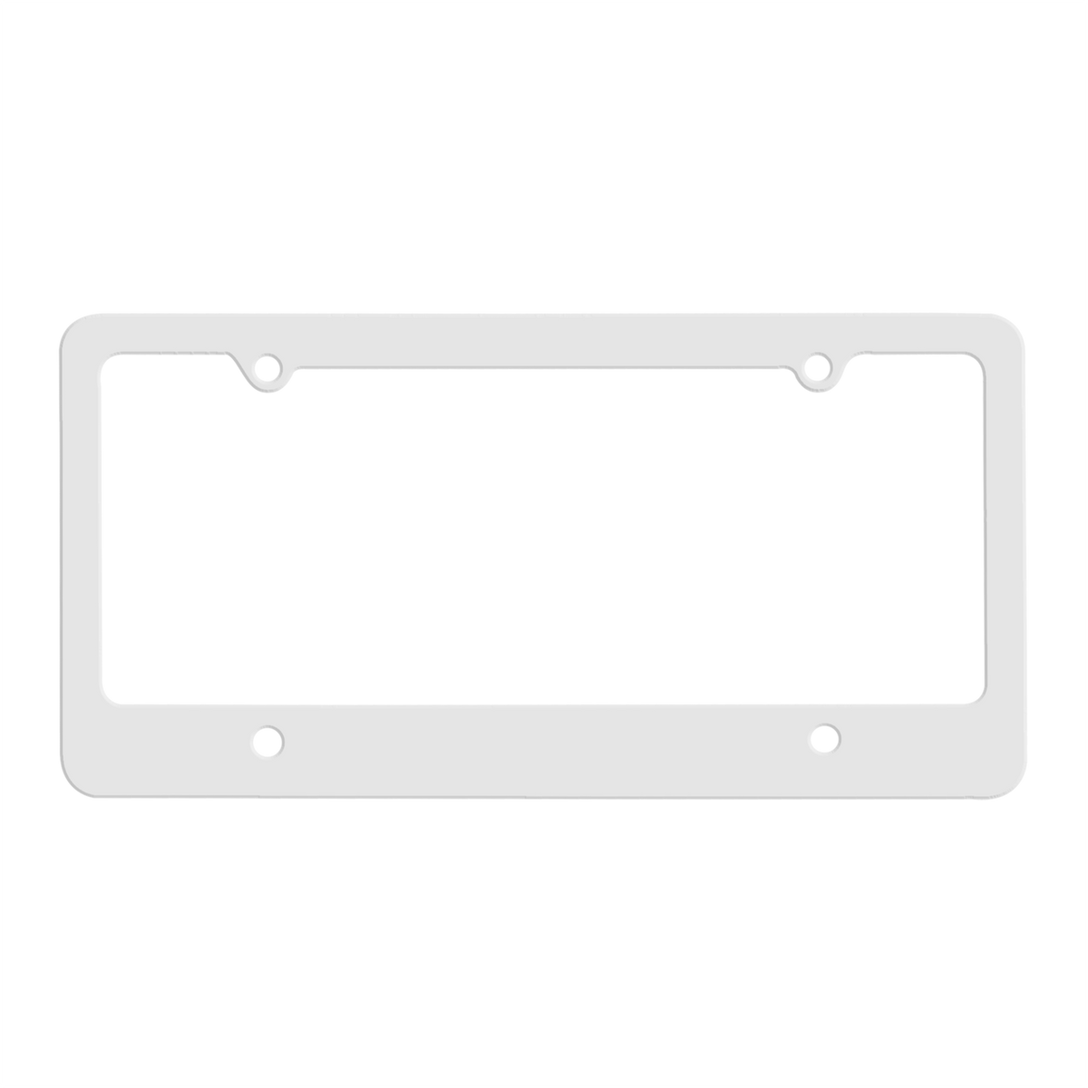 Custom logo Classic License Plate Frame with 4 Holes