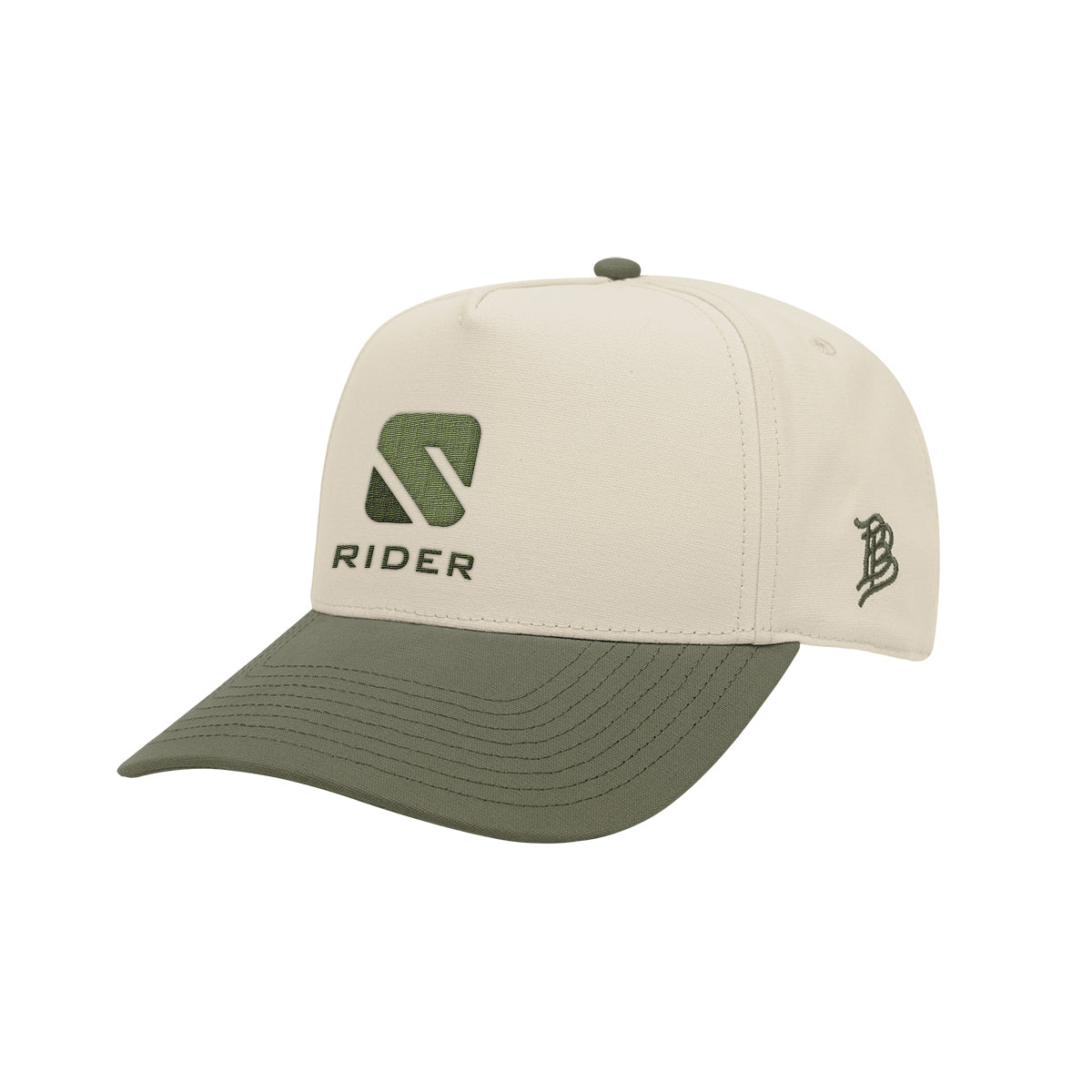 Branded Bills 33510 Bare Curved Two-Tone Canvas Cap